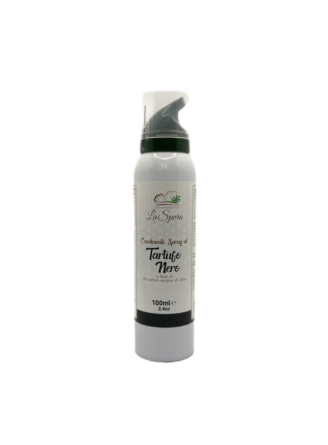 Condimento spray a base di olio extravergine di oliva al tartufo nero –  Azienda Agricola La Spora