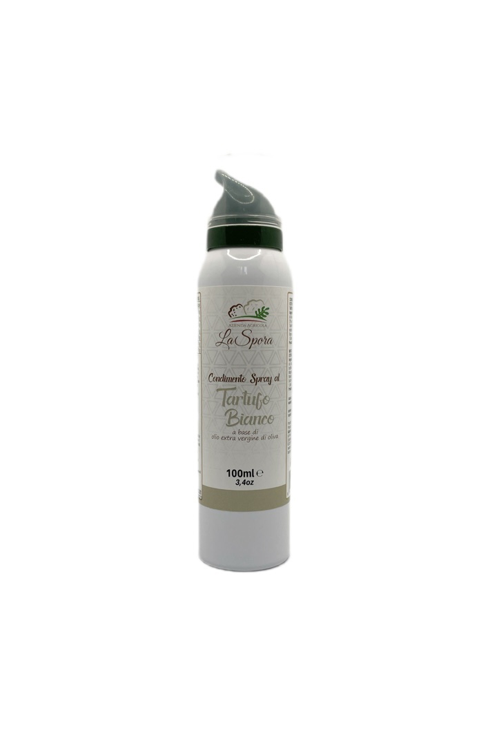 Condimento spray a base di olio extravergine di oliva al tartufo